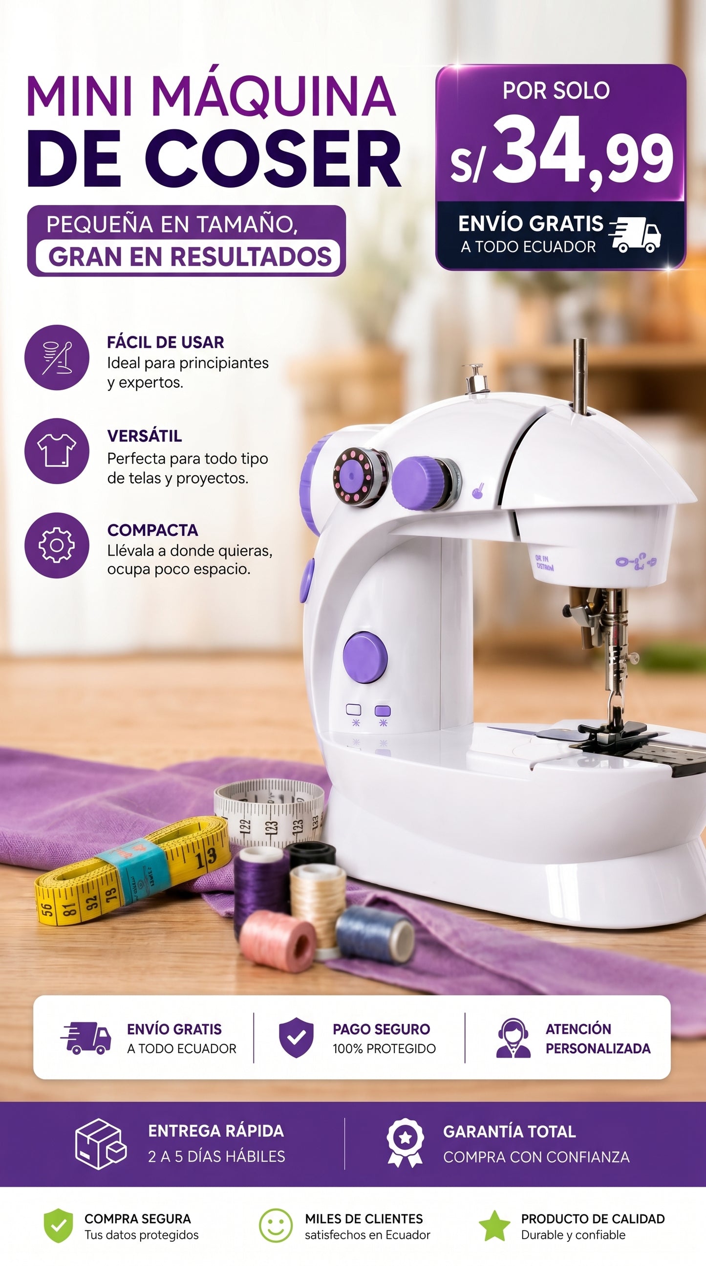 MINI MAQUINA DE COSER